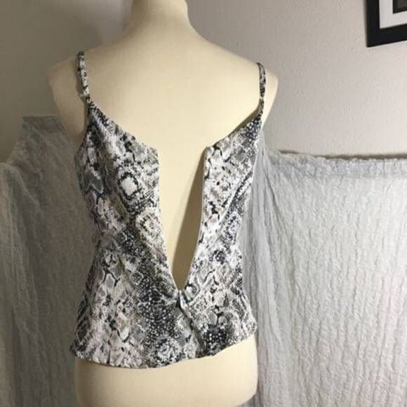 Do + Be Snake Print Top Size Small - Picture 8 of 11
